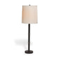 Port 68 Lauderdale Black Buffet 33" Set of 2 Table Lamp with Beige Softback Shade