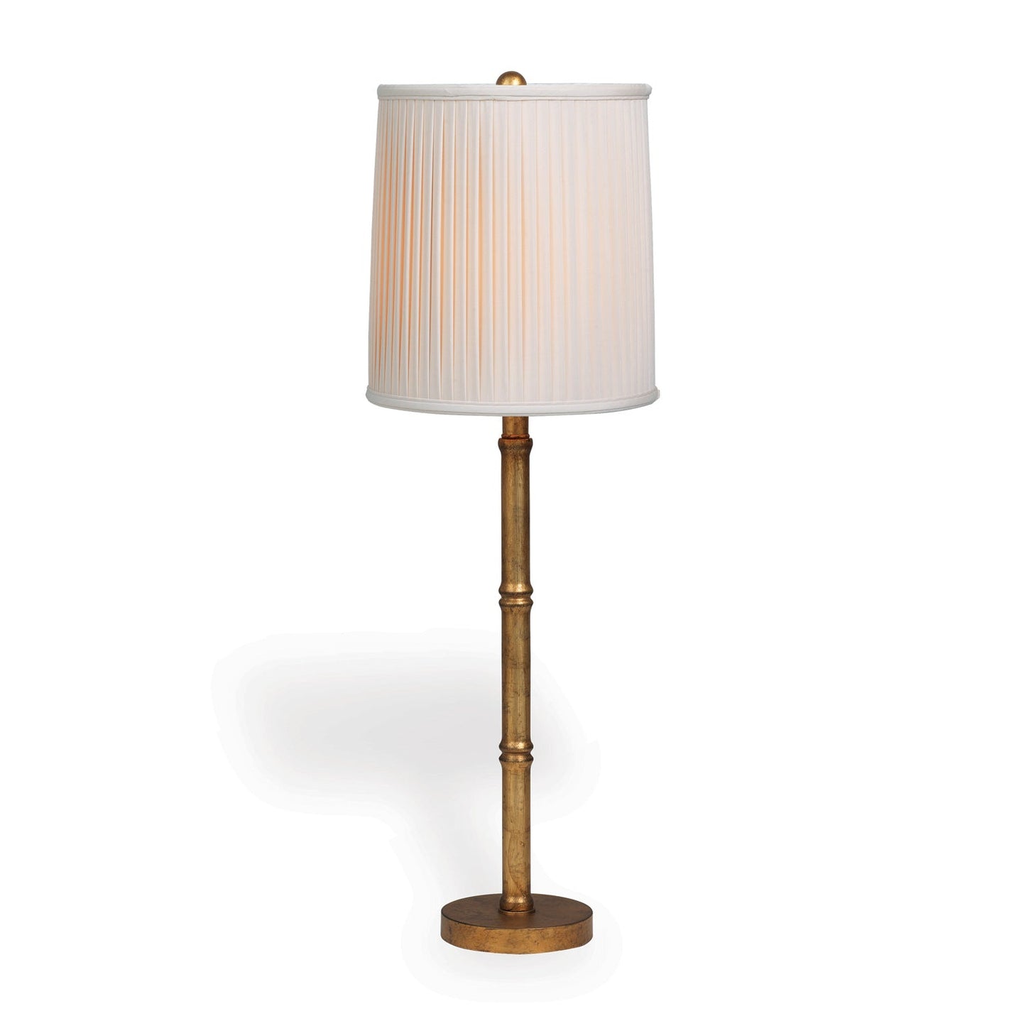 Port 68 Lauderdale Gold Buffet 33" Set of 2 Table Lamp with Beige Softback Shade