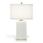 Port 68 Palace Fret 26" Table Lamp with White Oval Hardback Shade