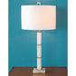 Port 68 Rialto Alabaster 34" Classic Modern Table Lamp with White Hardback Shade