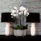 Port 68 Song Black Classic Modern Table Lamp with Black Hardback Shade