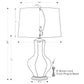 Port 68 Southampton Cream Table Lamp with Ivory Hardback Drum Shade