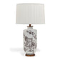 Port 68 Temba Brown 30" x 17" Modern Table Lamp with White Softback Shade