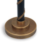 Port 68 Wilmette Buffet 41" Traditional Classic Table Lamp with Beige Round Hardback Shade