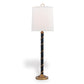Port 68 Wilmette Buffet 41" Traditional Classic Table Lamp with Beige Round Hardback Shade