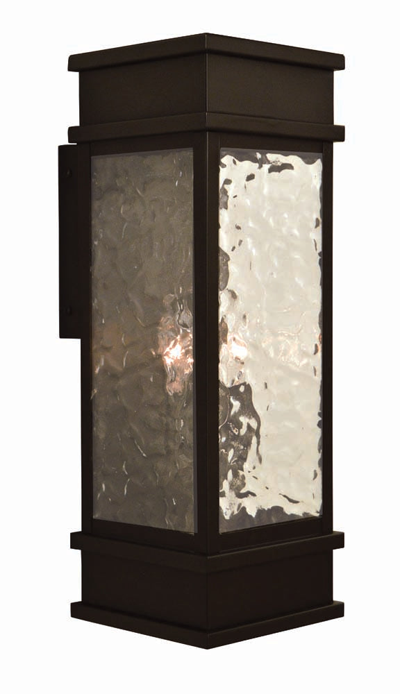 Arroyo Craftsman Rochester 18" Antique Copper High Wall Mount With Aerolite Glass