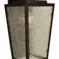 Arroyo Craftsman Sarasota 14 1/2" Brushed Brass High Wall Mount With Clear Glass