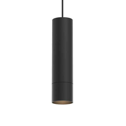 SONNEMAN ALC 3" Small 1-Light LED Satin Black Snoot Trim Shape Pendant Light With 20' Cord Length
