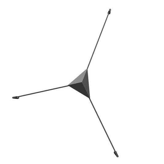 SONNEMAN Abstract 1-Light LED Small Reflector Satin Black Surface Flush Mount Lighting