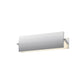 SONNEMAN Alleron 12" LED Bright Satin Aluminum Wall Sconce