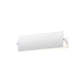 SONNEMAN Alleron 12" LED Textured White Aluminum Shade Wall Sconce