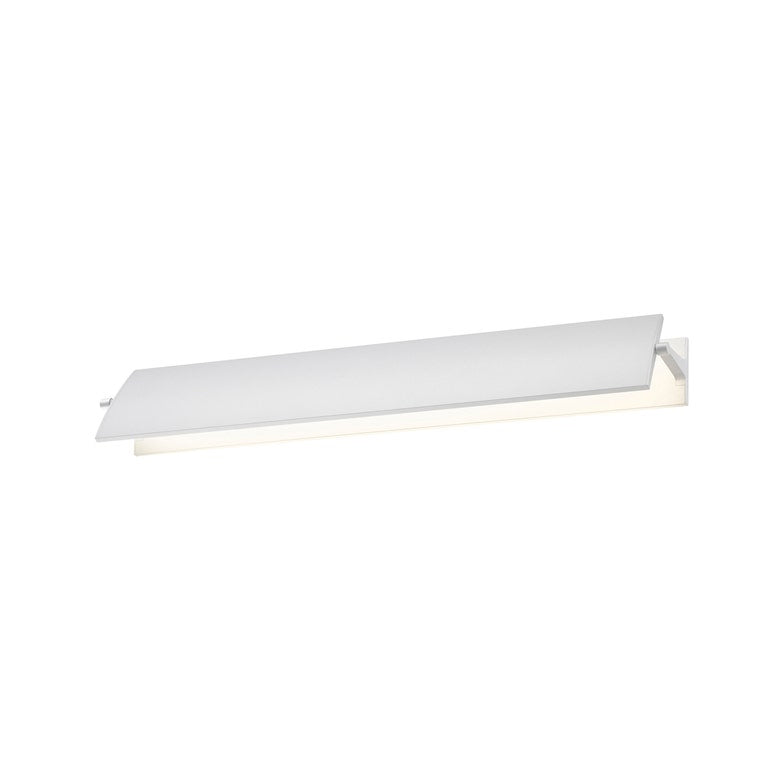 SONNEMAN Alleron 24" LED Bright Satin Aluminum Wall Sconce