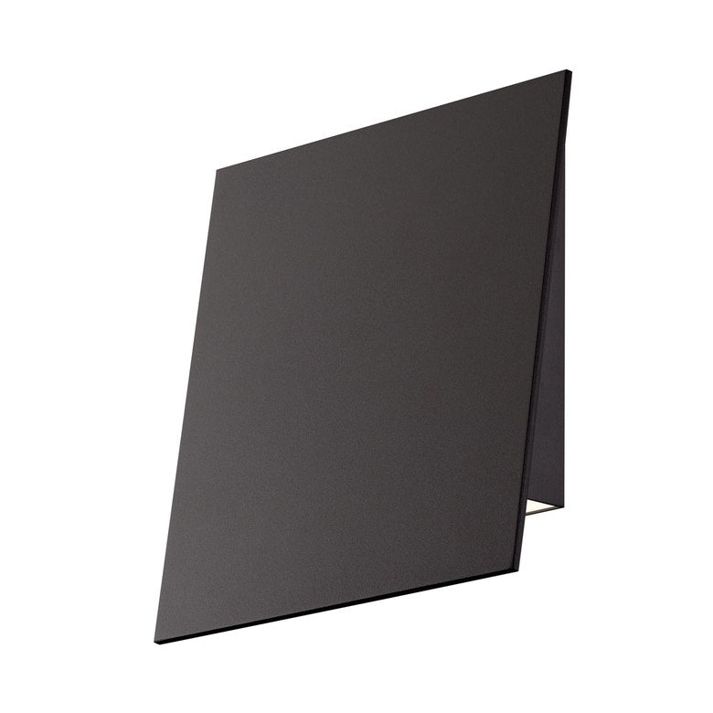 SONNEMAN Angled Plane Integral LED Textured Bronze Aluminum Shade Downlight Wall Sconce