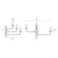 SONNEMAN Atelier 3-Light Satin Black Optical Acrylic Shade Wall Sconce