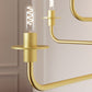 SONNEMAN Atelier 3-Light Satin Brass Optical Acrylic Shade Wall Sconce