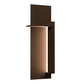 SONNEMAN Backgate 20" 1-Light LED Textured Bronze Aluminum Shade Right Orientation Wall Sconce