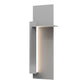 SONNEMAN Backgate 20" 1-Light LED Textured Gray Aluminum Shade Left Orientation Wall Sconce