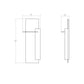 SONNEMAN Backgate 20" 1-Light LED Textured Gray Aluminum Shade Right Orientation Wall Sconce
