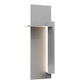 SONNEMAN Backgate 20" 1-Light LED Textured Gray Aluminum Shade Right Orientation Wall Sconce