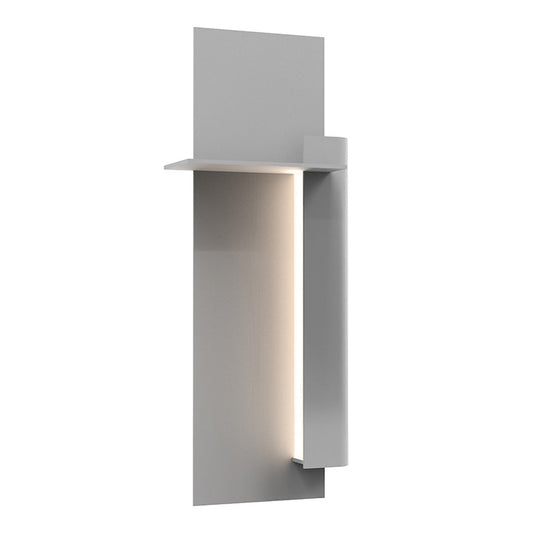 SONNEMAN Backgate 20" 1-Light LED Textured Gray Aluminum Shade Right Orientation Wall Sconce