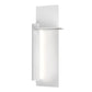 SONNEMAN Backgate 20" 1-Light LED Textured White Aluminum Shade Left Orientation Wall Sconce