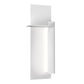 SONNEMAN Backgate 20" 1-Light LED Textured White Aluminum Shade Right Orientation Wall Sconce