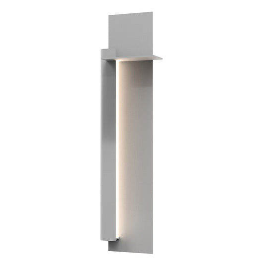 SONNEMAN Backgate 30" 1-Light LED Textured Gray Aluminum Shade Left Orientation Wall Sconce