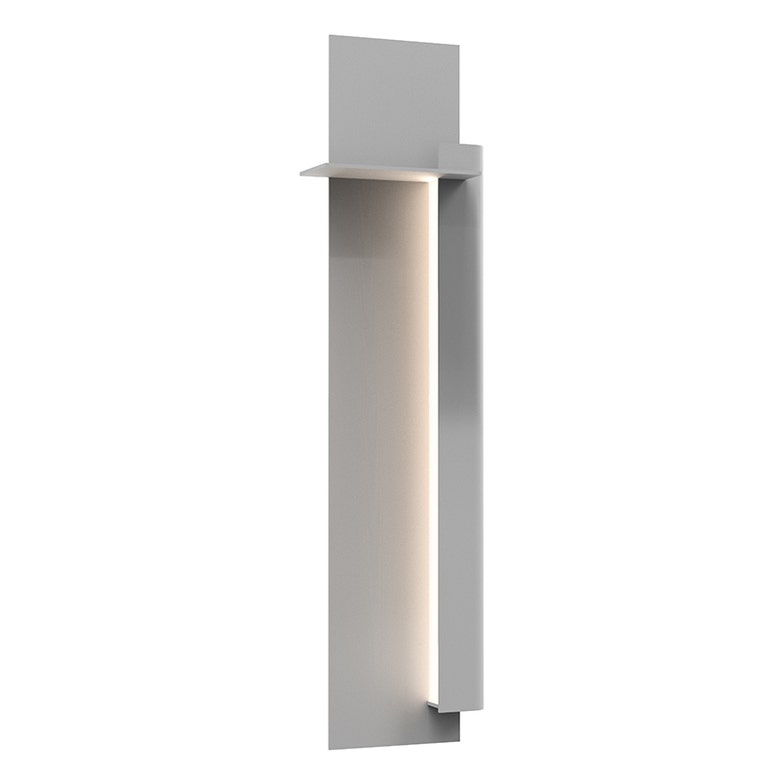 SONNEMAN Backgate 30" 1-Light LED Textured Gray Aluminum Shade Right Orientation Wall Sconce