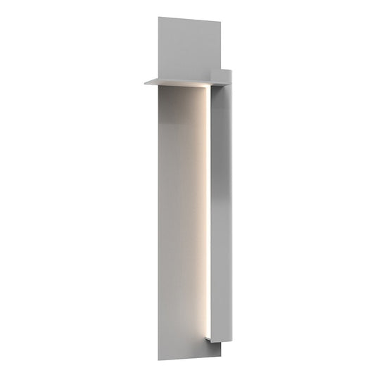 SONNEMAN Backgate 30" 1-Light LED Textured Gray Aluminum Shade Right Orientation Wall Sconce