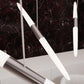 SONNEMAN Ballet 9-Light LED Bright Satin Aluminum Spreader Shape Frosted Acrylic Shade Chandelier