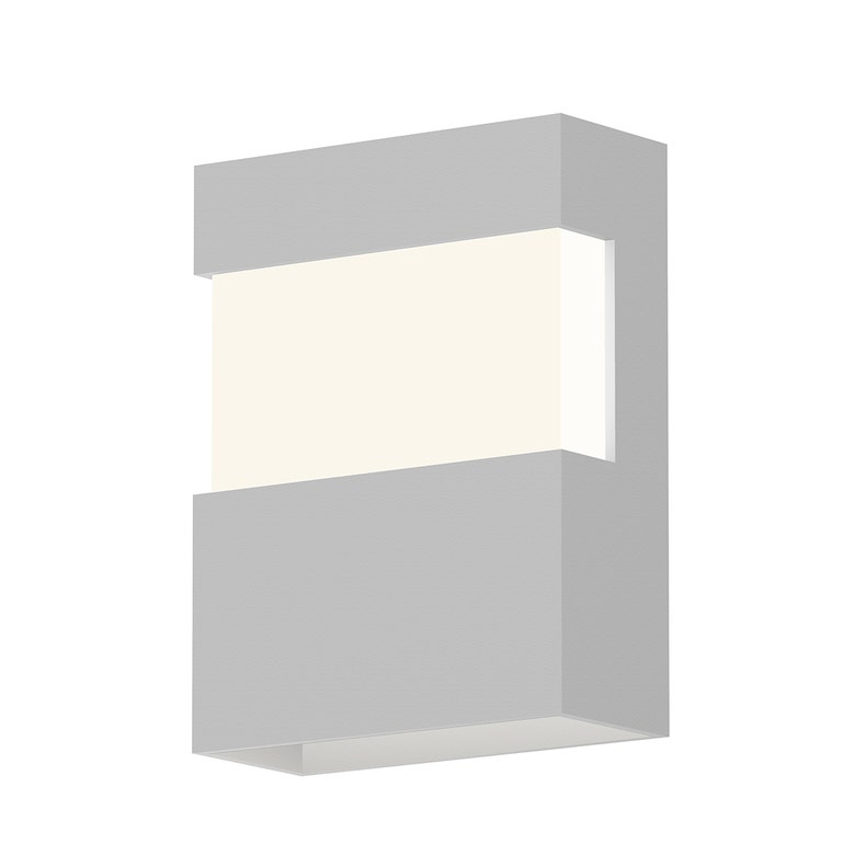 SONNEMAN Band 8" 1-Light LED Textured White Aluminum Optical Acrylic Diffuser Wall Sconce