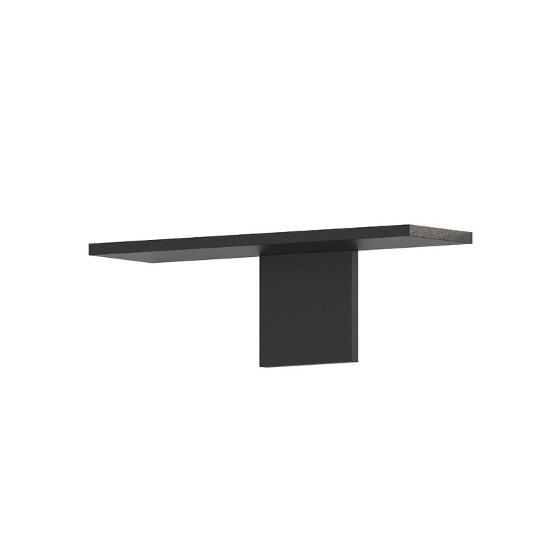 SONNEMAN Base Sconce 16" 1-Light LED Textured Black Optical Acrylic Shade Wall Sconce