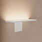 SONNEMAN Base Sconce 16" 1-Light LED Textured White Optical Acrylic Shade Wall Sconce