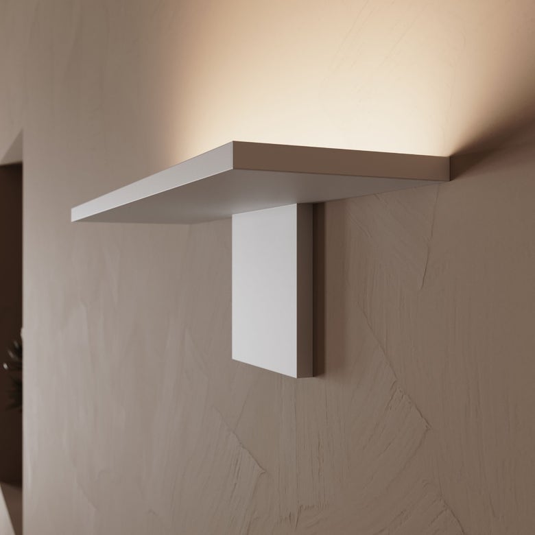SONNEMAN Base Sconce 16" 1-Light LED Textured White Optical Acrylic Shade Wall Sconce