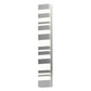 SONNEMAN Bath Notes 32" 1-Light LED Satin Chrome Metal Shade Vanity Bar Lighting