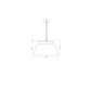 SONNEMAN Belle Flare 1-Light LED Brass Metal Shade Short Pendant Light