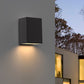 SONNEMAN Box 1-Light LED Textured Bronze Diecast Aluminum Shade Wall Sconce