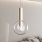 SONNEMAN Bubbles 8" 1-Light Medium Base Polished Nickel Glass Shade Pendant Light