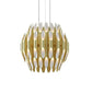 SONNEMAN Chimes 2-Tier Satin Brass Chandelier