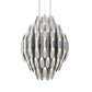 SONNEMAN Chimes 3-Tier Polished Chrome Chandelier