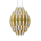 SONNEMAN Chimes 3-Tier Satin Brass Chandelier