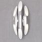 SONNEMAN Chimes 6-Light LED Polished Chrome Acrylic Shade Wall Sconce