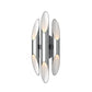 SONNEMAN Chimes 6-Light LED Polished Chrome Acrylic Shade Wall Sconce