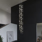 SONNEMAN Constellation Andromeda 24" 96-Light LED 3000K Satin Brass White Optical Acrylic Shade Chandelier