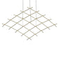 SONNEMAN Constellation Aquarius Medius 3000K LED Satin Brass Clear Faceted Acrylic Shade Chandelier