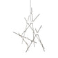 SONNEMAN Constellation Aquila 13-Light 2700K Satin Nickel Chandelier With White Optical Acrylic Lens and 20FT Cord Length