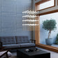 SONNEMAN Constellation Cosmic Cube 20" 100-Light LED 3000K Satin Brass White Optical Acrylic Shade Chandelier With 10 FT Cord Length
