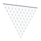 SONNEMAN Constellation Galaxy Vertical Large 55-Light LED Bright Satin Aluminum Clear Faceted Acrylic Shade Chandelier
