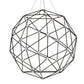 SONNEMAN Constellation Hedron 40-Light LED Polished Black Nickel Clear Faceted Acrylic Shade Chandelier