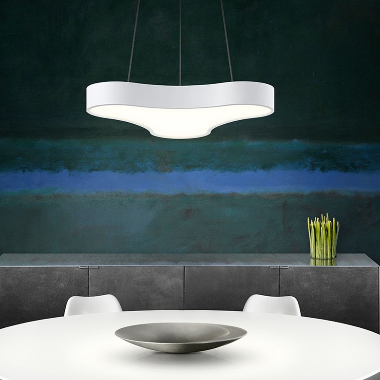 SONNEMAN Corso Rhythm LED Bright Satin Aluminum Pendant Light With 20' Cord Length